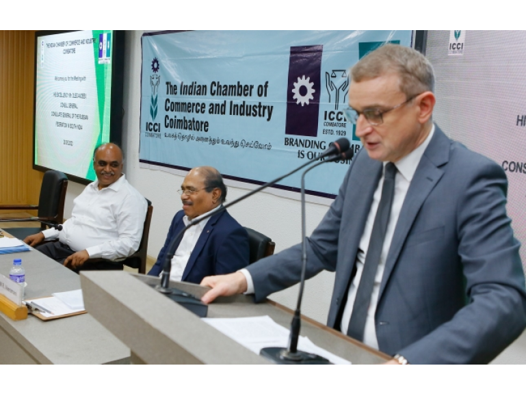 The visit of the Consul General of the Russian Federation to Coimbatore