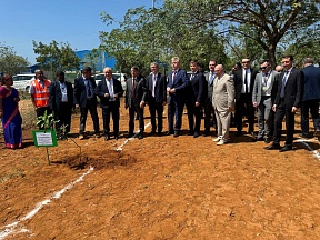 Consul General of Russia in Chennai participated in tree-planting ceremony at the Kudankulam NPP