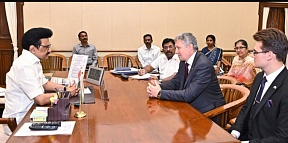 Consul General calls on Chief Minister of Tamil Nadu